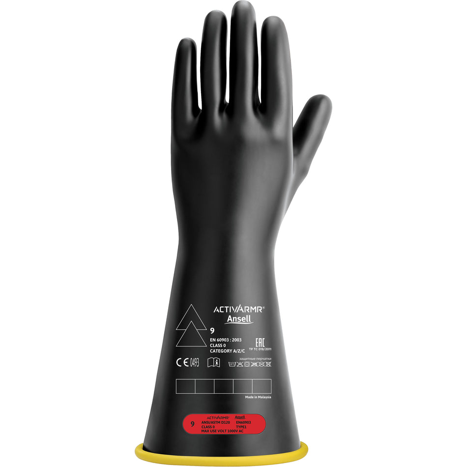 Activarmr® Natural Rubber Electrical Insulating Gloves - SGX003