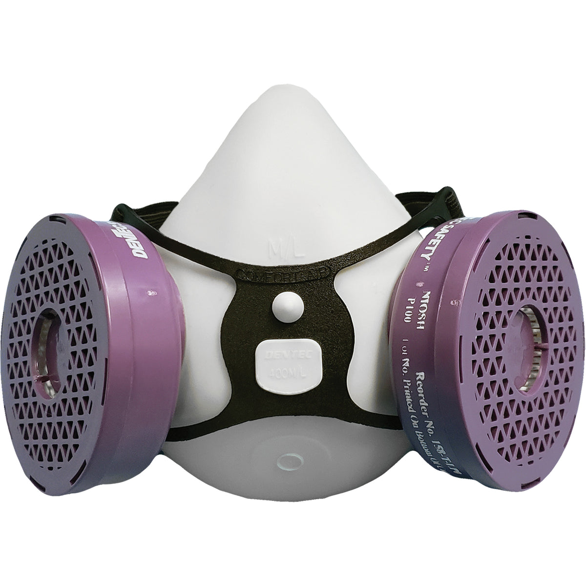 Comfort-Air® 400Nx Black Half Mask without Exhalation Valve P100 Kit - SGX137