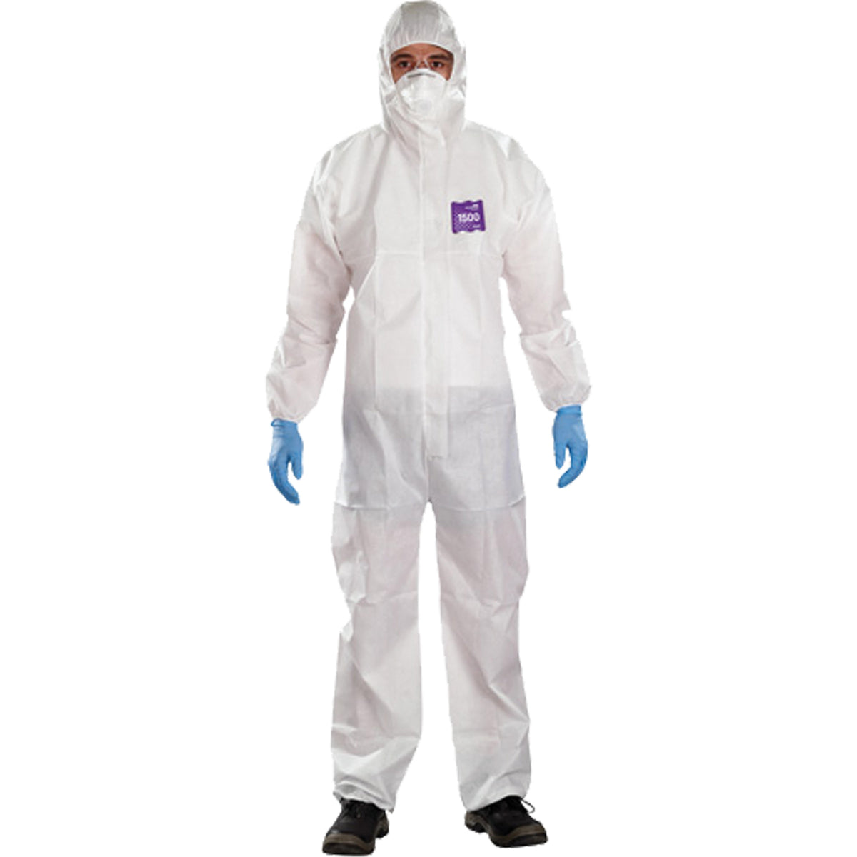 AlphaTec™ Microchem® 3-Piece Chemical Resistant Coveralls with Hood - SGX258