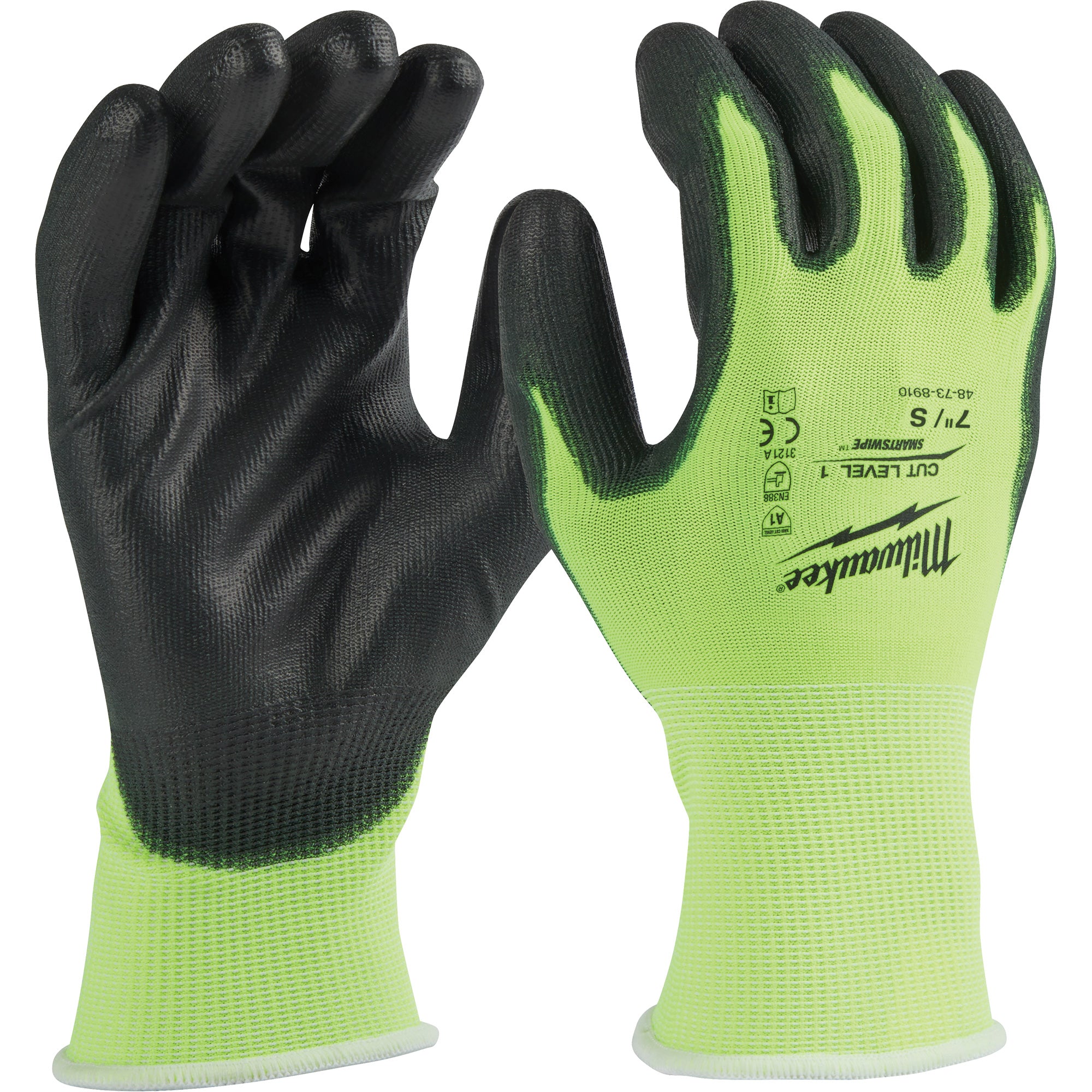 High Visibility Dipped Gloves - SGX658