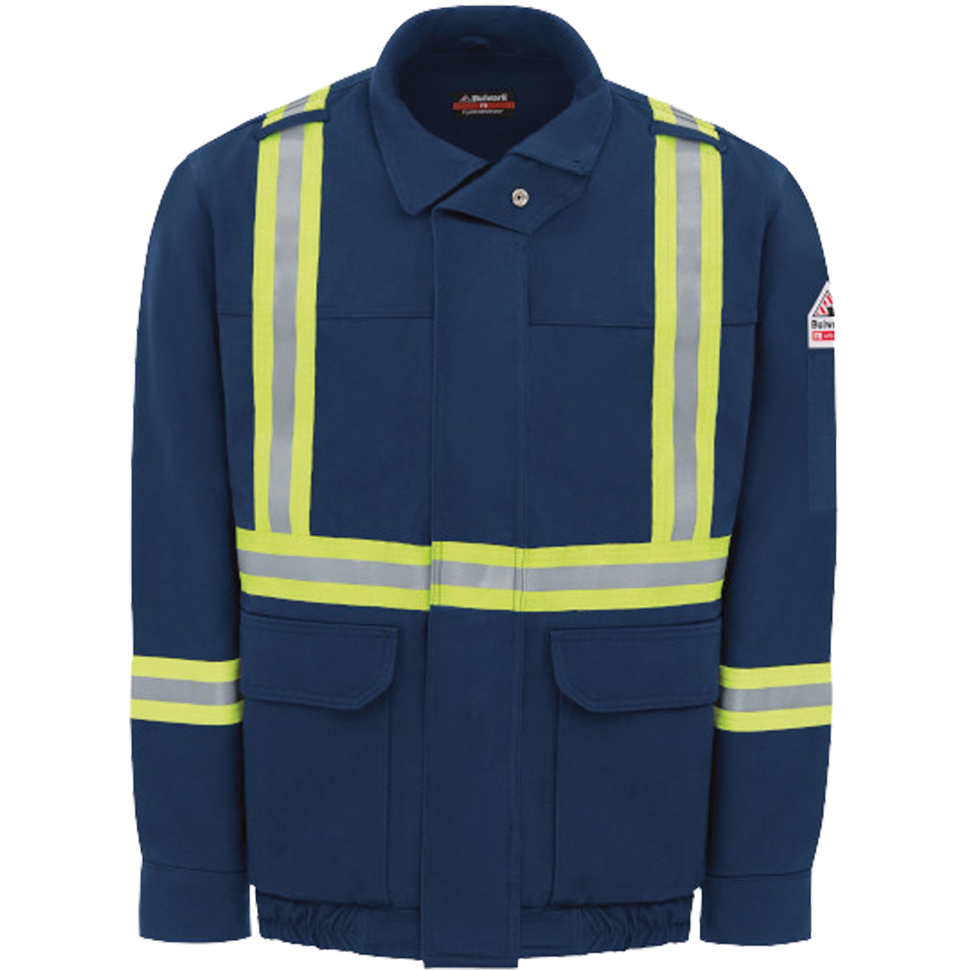 Men's Lined Bomber Jacket with Reflective Trim - SGX792