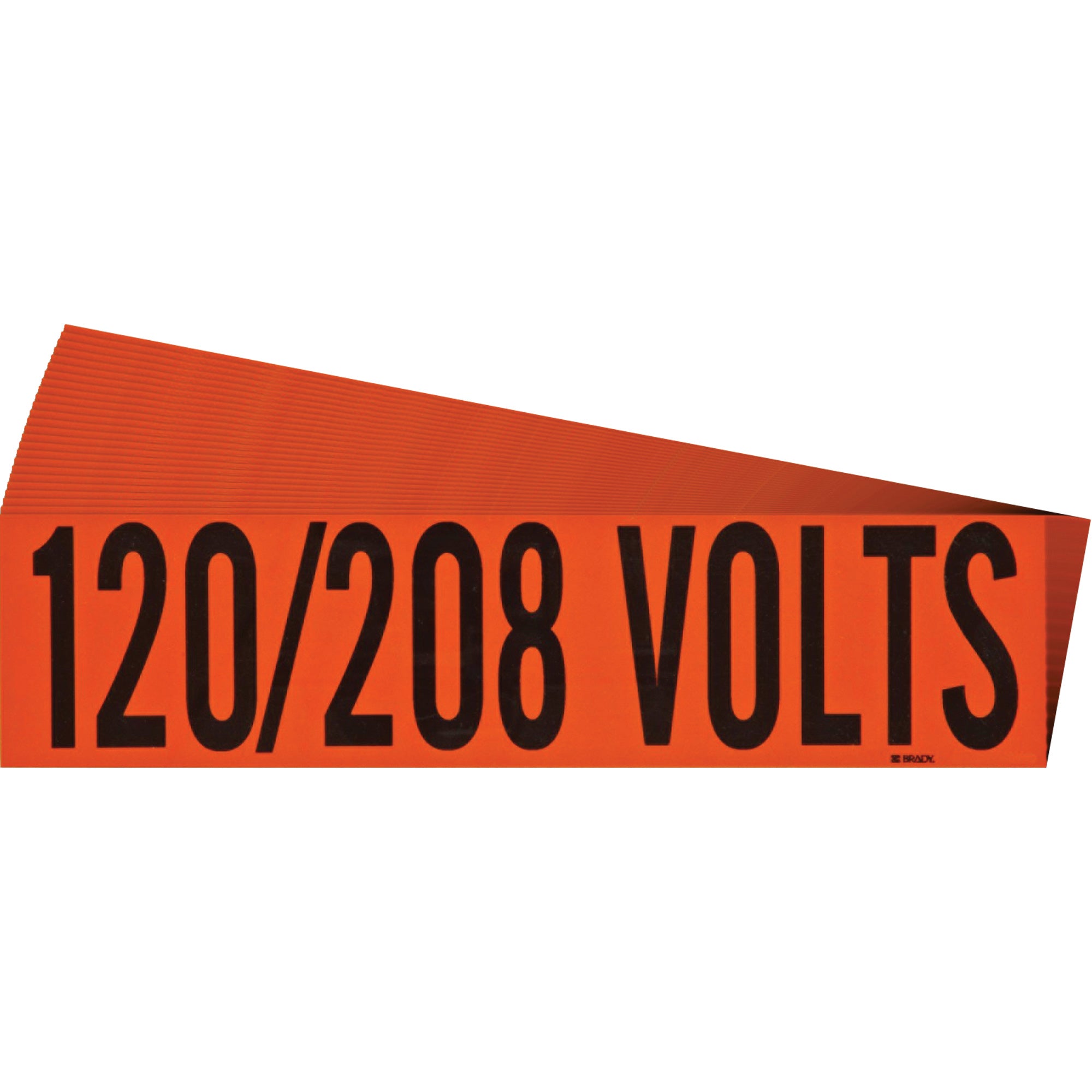 ""120/208 Volts"" Conduit & Voltage Labels - SGX938