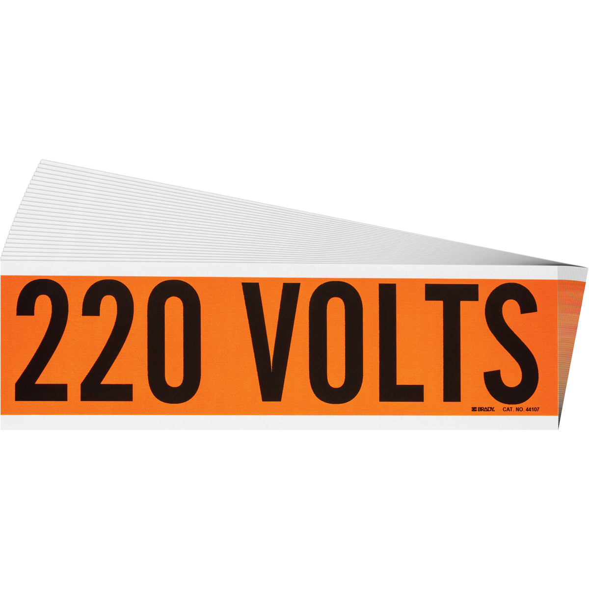 ""220 Volts"" Conduit & Voltage Labels - SGX941
