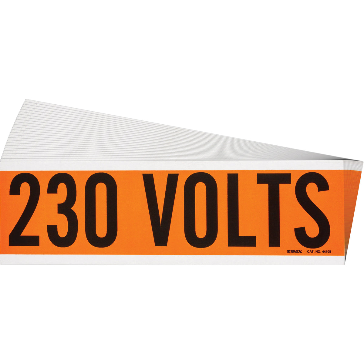 ""230 Volts"" Conduit & Voltage Labels - SGX942