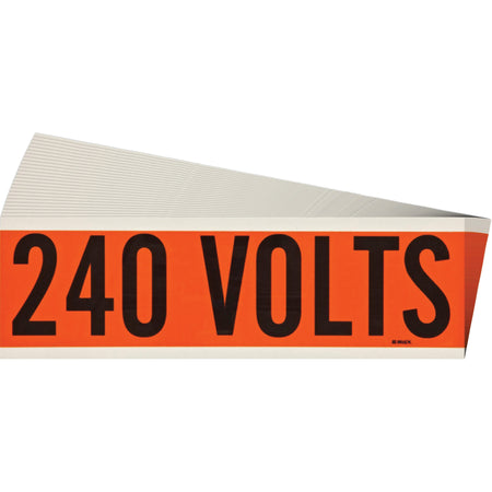 ""240 Volts"" Conduit & Voltage Labels - SGX944