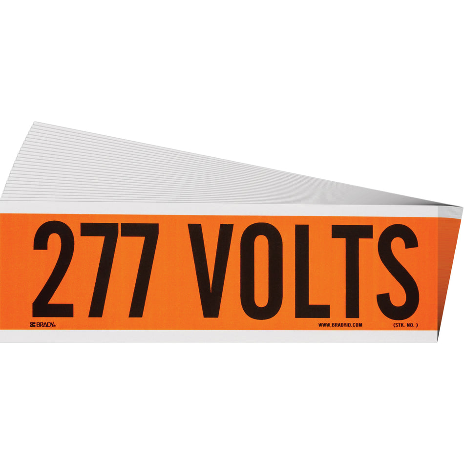 ""277 Volts"" Conduit & Voltage Labels - SGX946