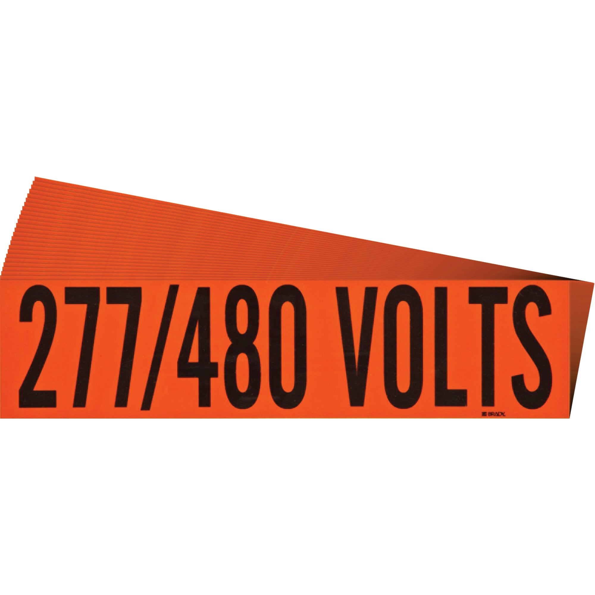""277/480 Volts"" Conduit & Voltage Labels - SGX947