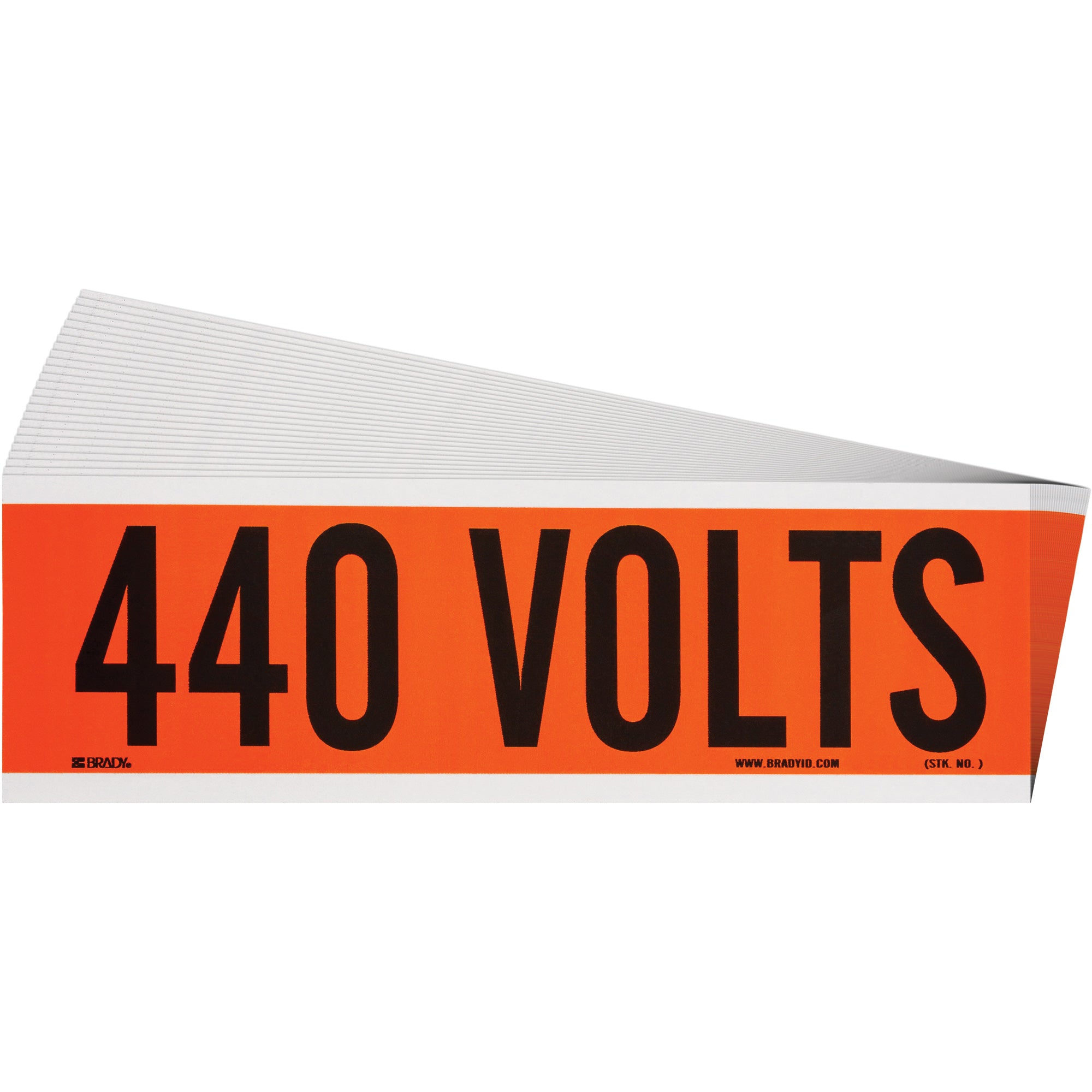 ""440 Volts"" Conduit & Voltage Labels - SGX949