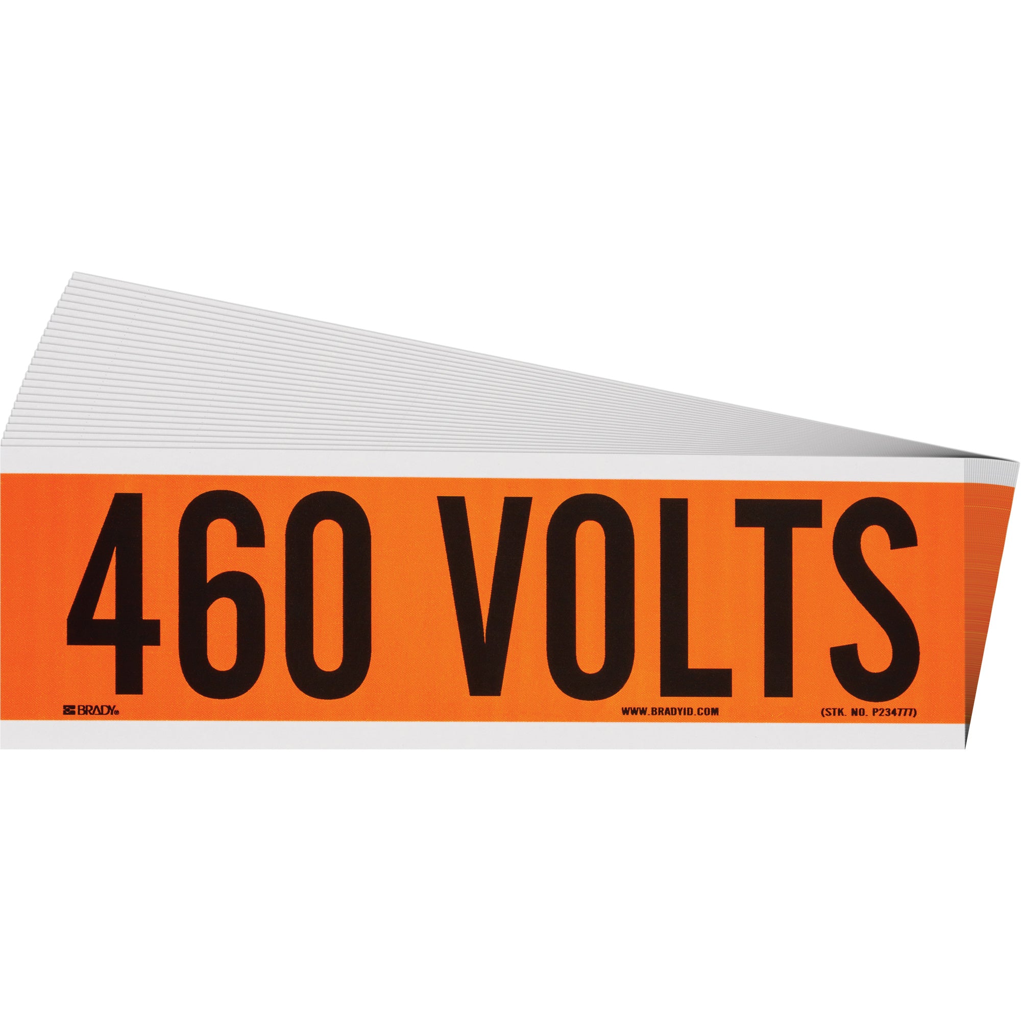 ""460 Volts"" Conduit & Voltage Labels - SGX950