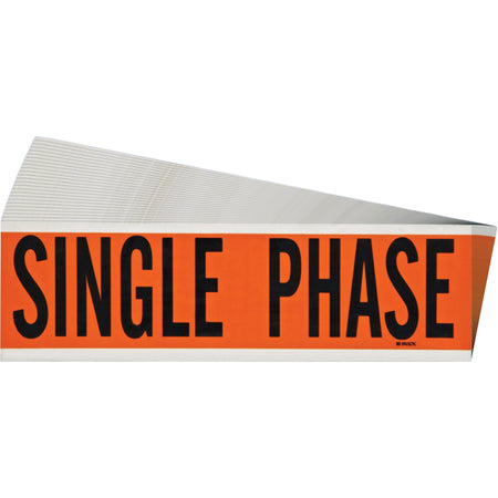 ""Single Phase"" Conduit & Voltage Labels - SGX959