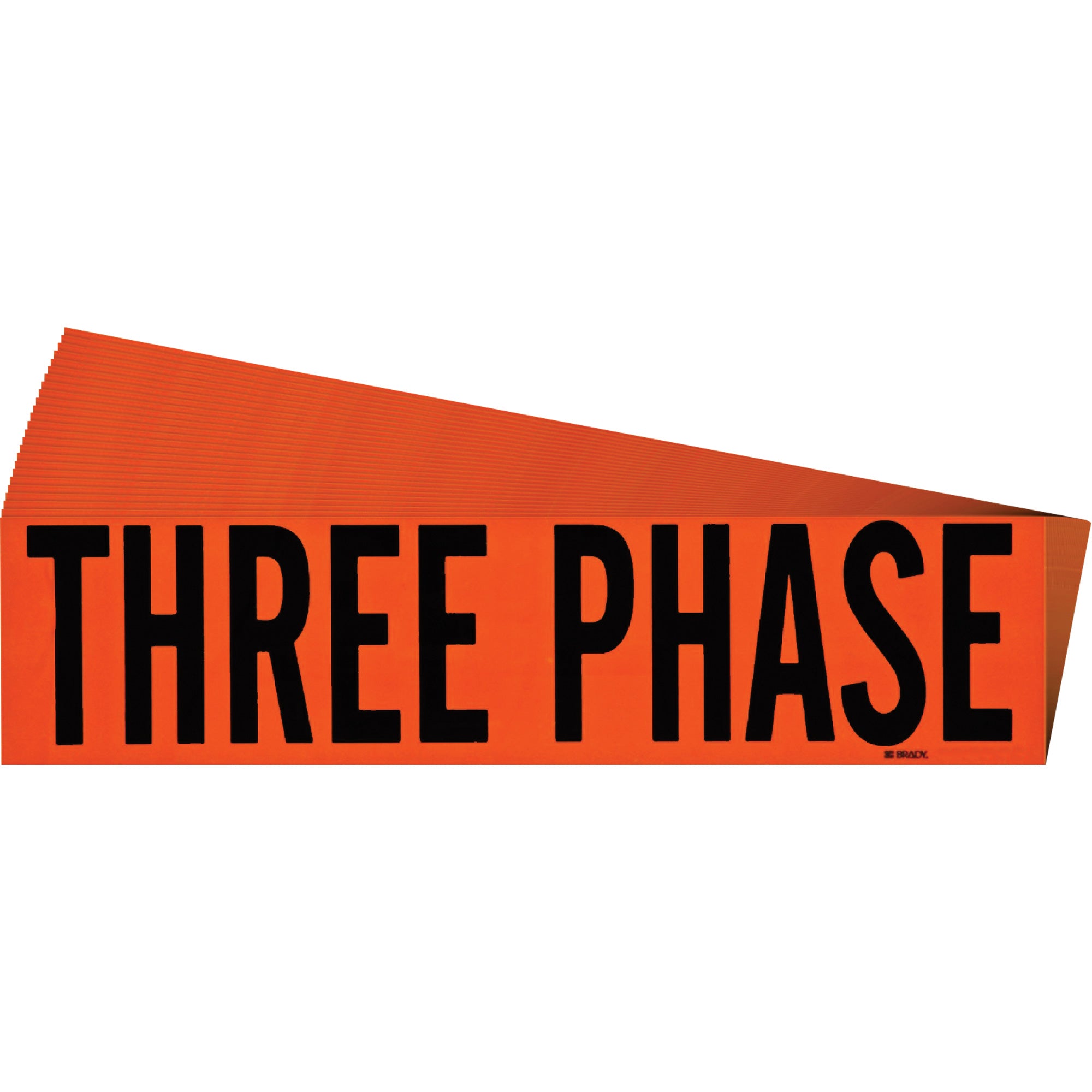""Three Phase"" Conduit & Voltage Labels - SGX960
