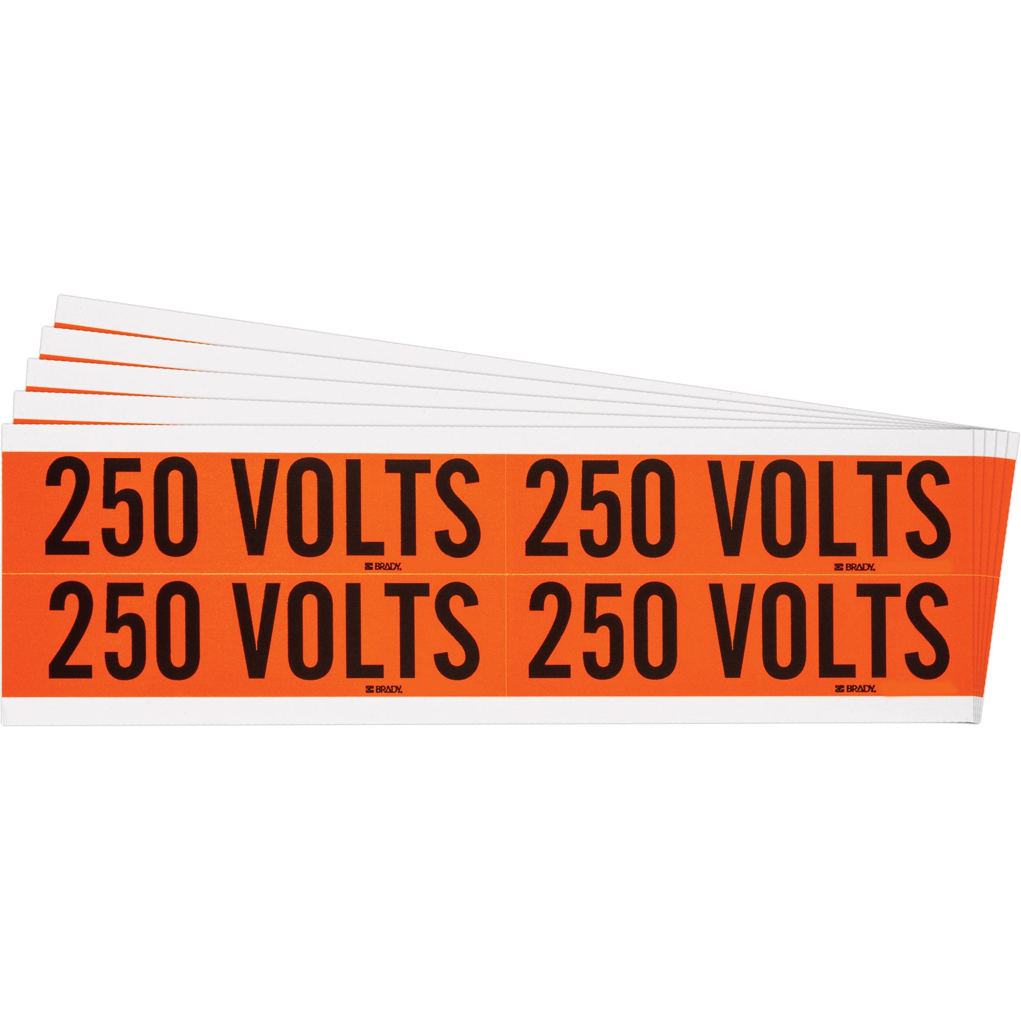 ""250 Volts"" Conduit & Voltage Labels - SGX972