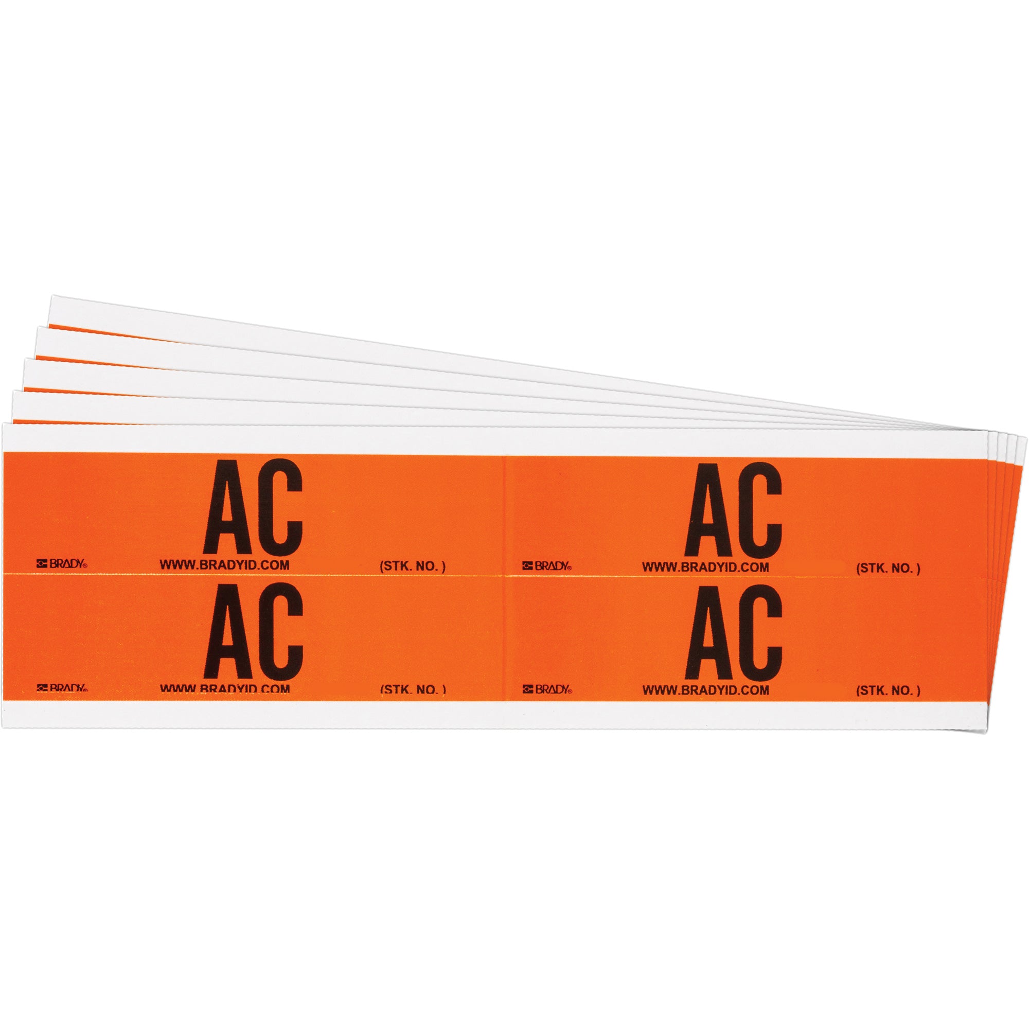 ""AC"" Conduit & Voltage Labels - SGX980