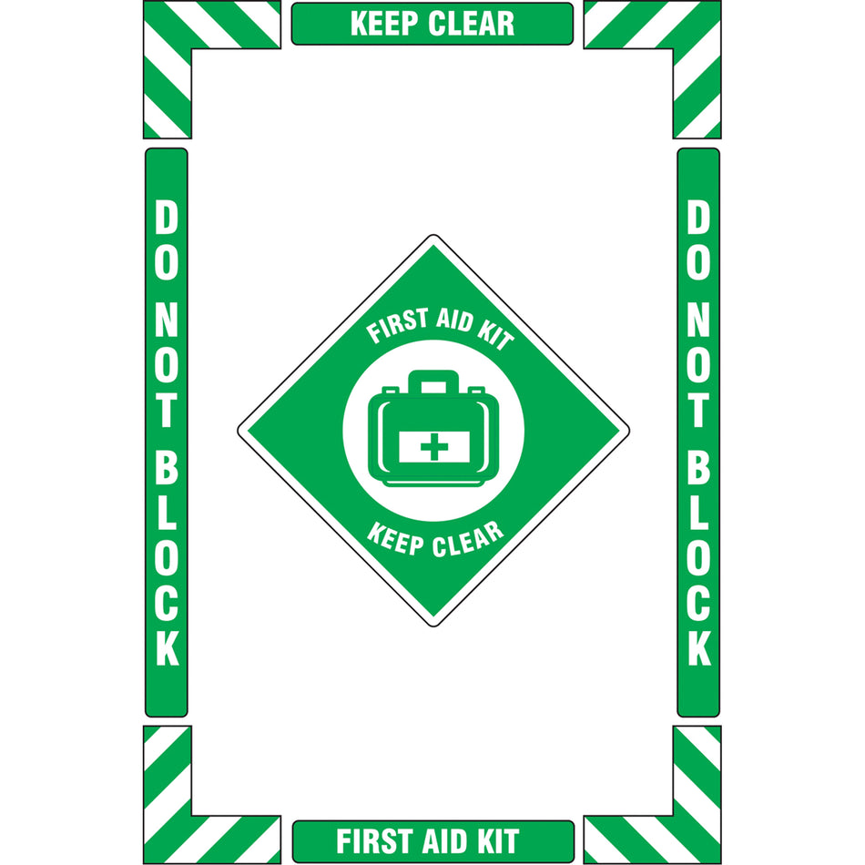 ""First Aid"" Floor Marking Kit - SGY027