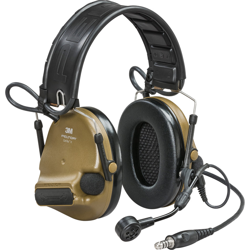 Peltor™ ComTac™ VI NIB Single Lead Headset with Arc - SGY128