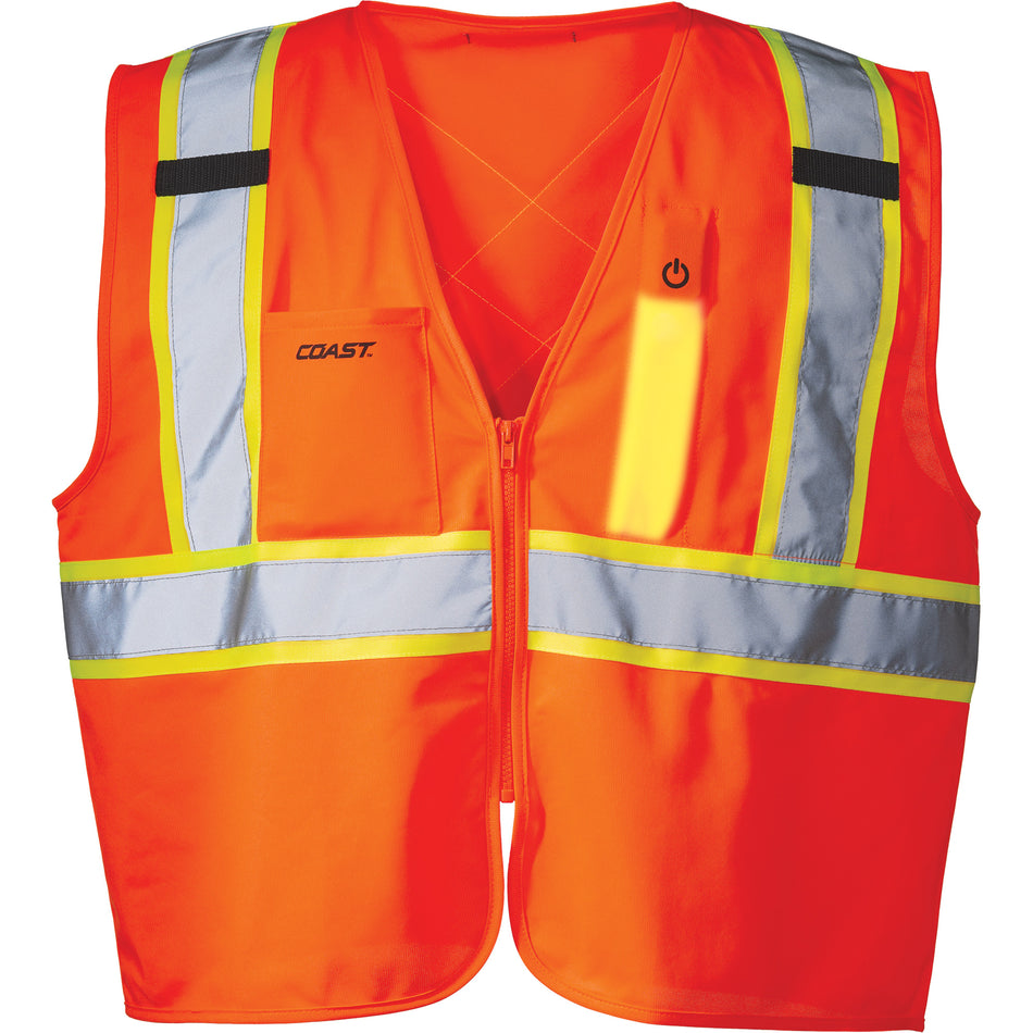 SV350 X-Back Safety Vest with Light - SGY429