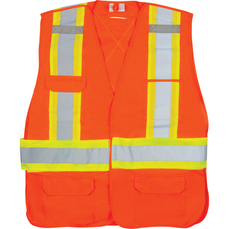 CSA-Compliant High-Visibility Surveyor Vest - SGZ627
