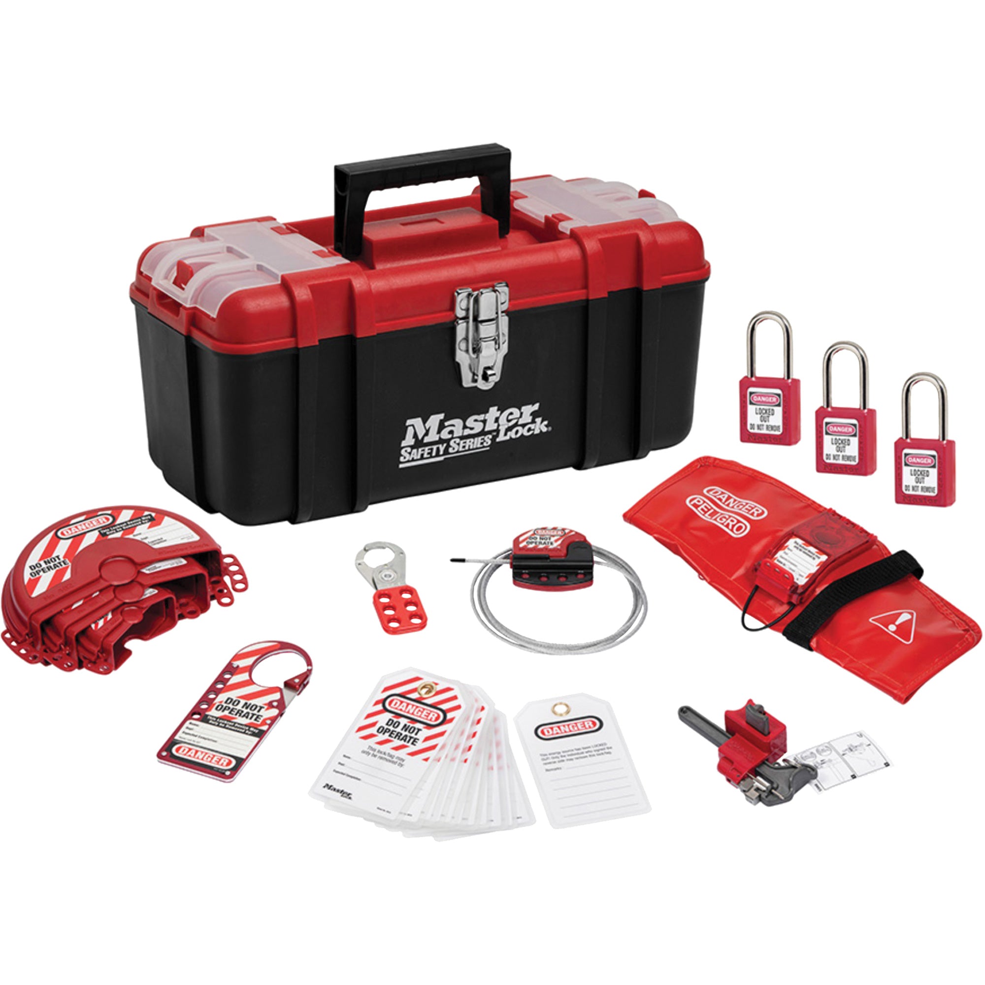 Standard Personal Lockout Kit with Zenex™ Thermoplastic Locks - SGZ639