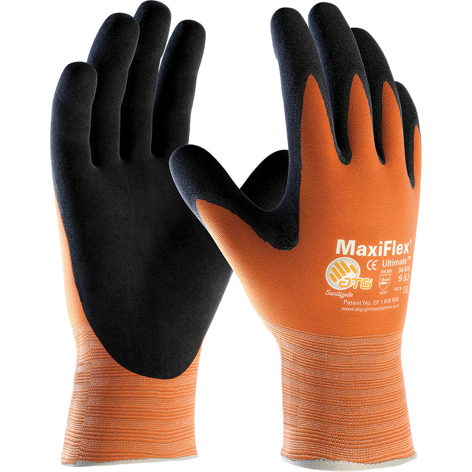 ATG MaxiFlex® Ultimate™ High Visibility Seamless Gloves - SGZ688