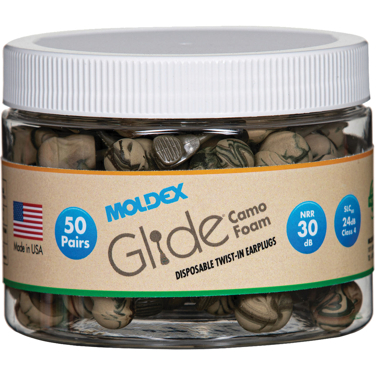 Glide® Camo Foam Earplugs - SGZ839