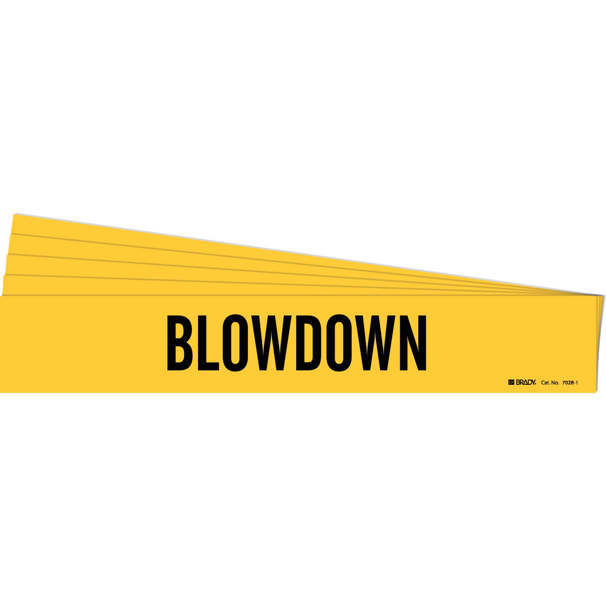 ""Blow Down"" Pipe Marker - SH534
