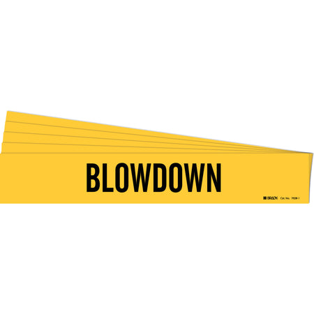 ""Blow Down"" Pipe Marker - SH534