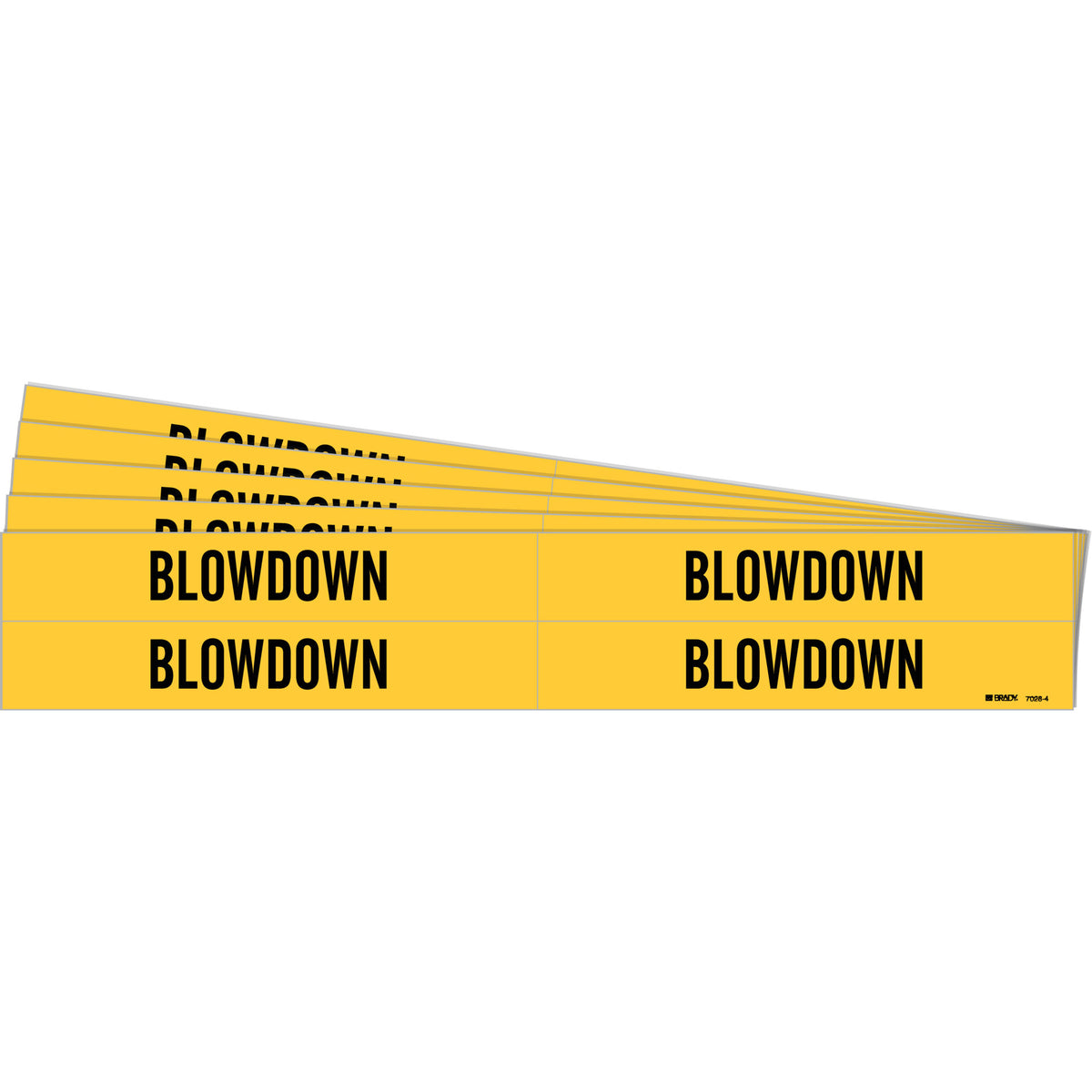 ""Blowdown"" Pipe Markers - SH535