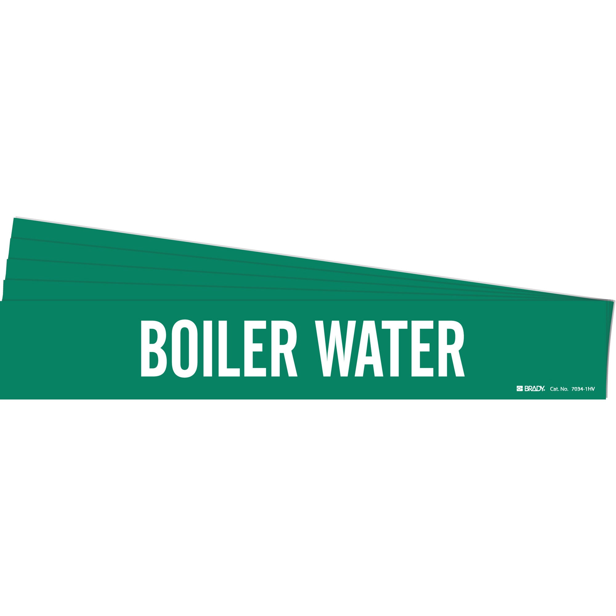 ""Boiler Water"" Pipe Marker - SH557