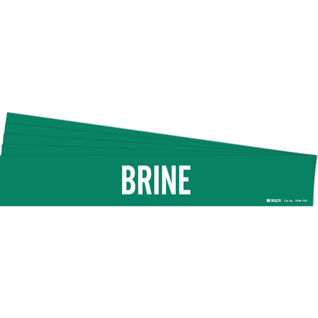 ""Brine"" Pipe Marker - SH565