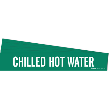 ""Chilled Hot Water"" Pipe Marker - SH593