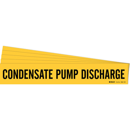 ""Condensate Pump Discharge"" Pipe Marker - SH673