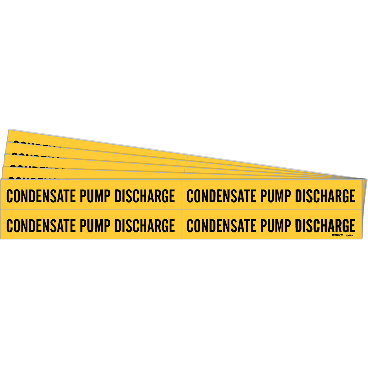 ""Condensate Pump Discharge"" Pipe Markers - SH675