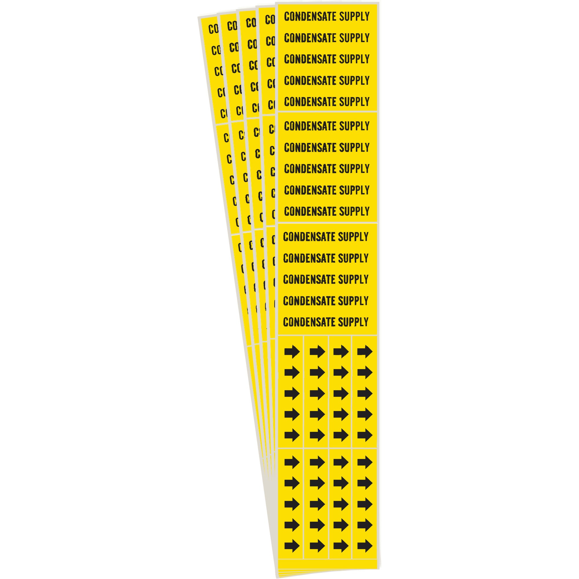 ""Condensate Supply"" Pipe Markers - SH684