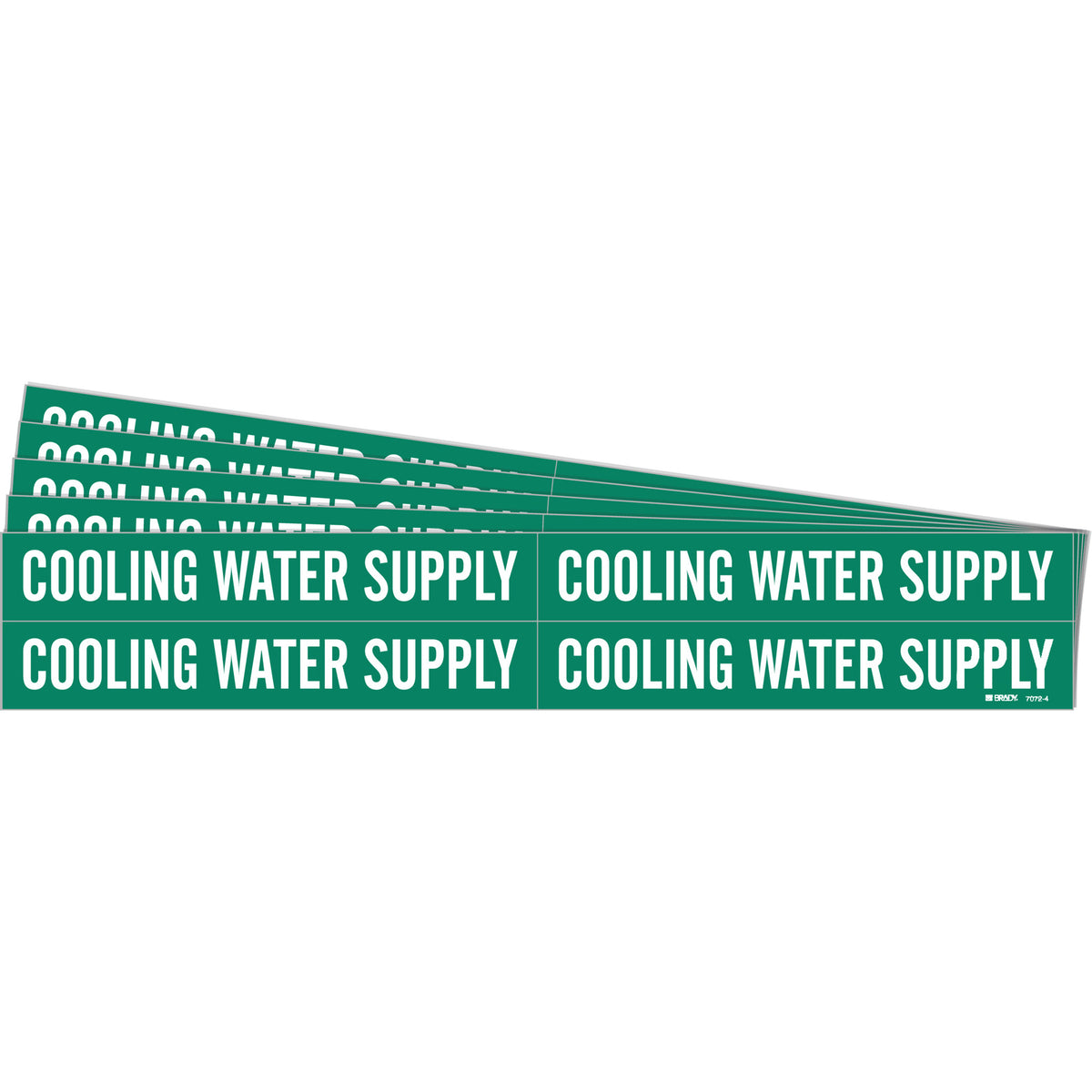 ""Cooling Water Supply"" Pipe Markers - SH707