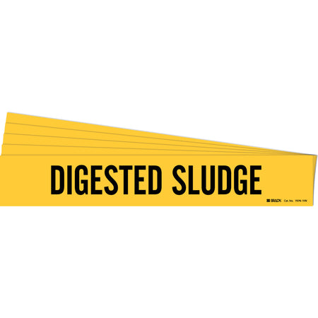 ""Digested Sludge"" Pipe Marker - SH721