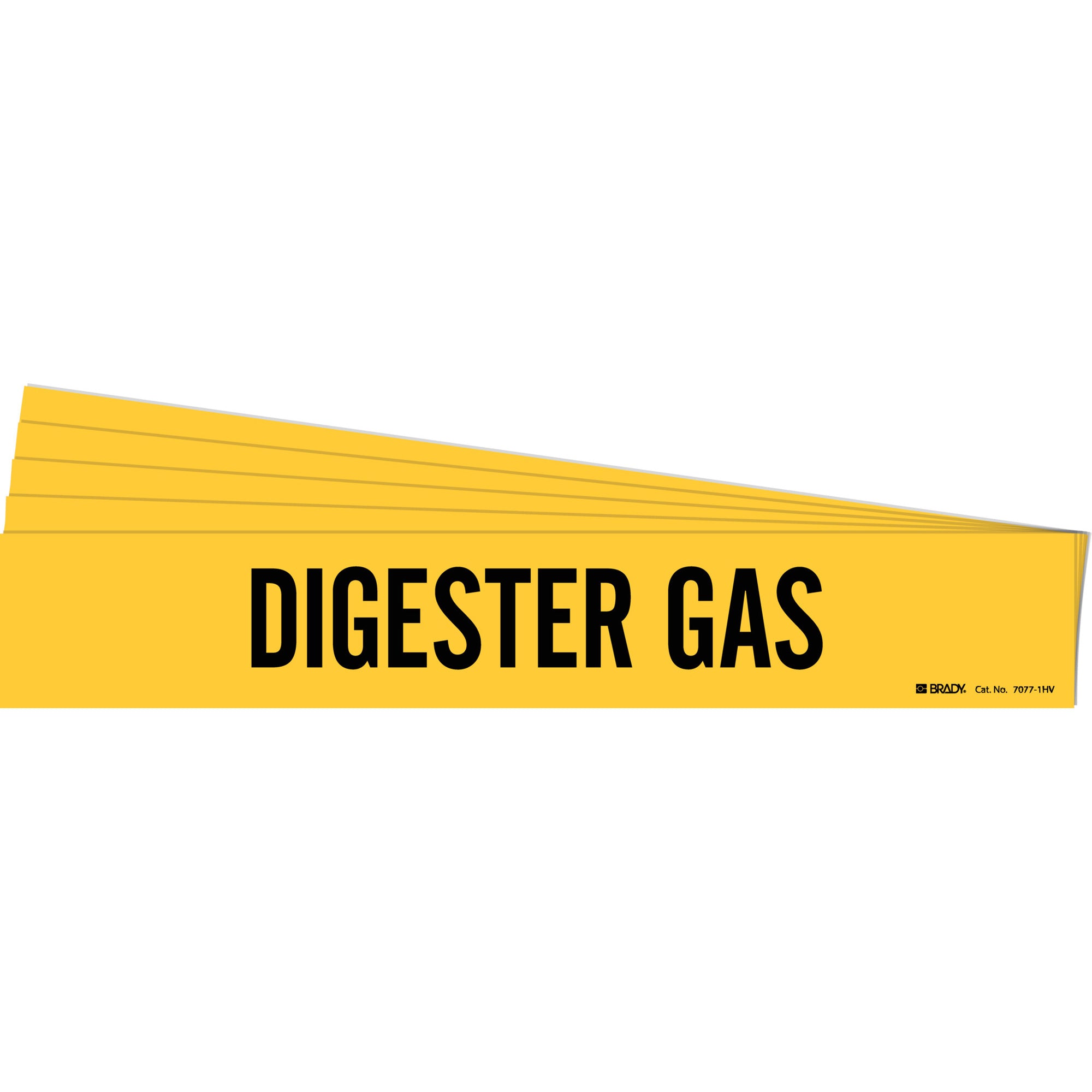 ""Digester Gas"" Pipe Marker - SH725