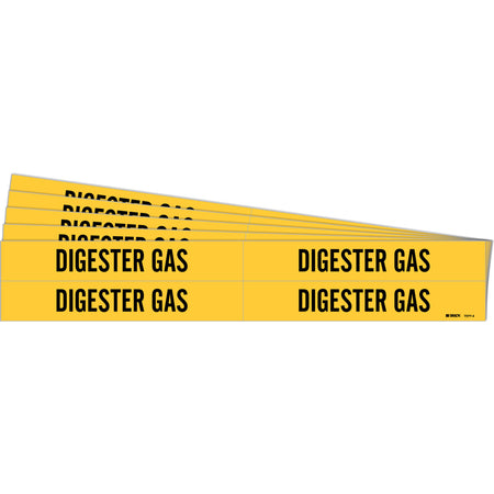 ""Digester Gas"" Pipe Markers - SH727