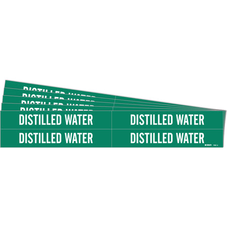 ""Distilled Water"" Pipe Markers - SH743