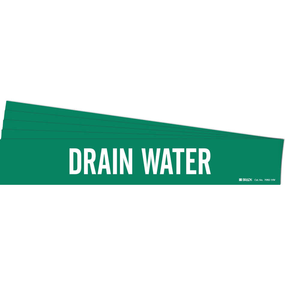 ""Drain Water"" Pipe Marker - SH785