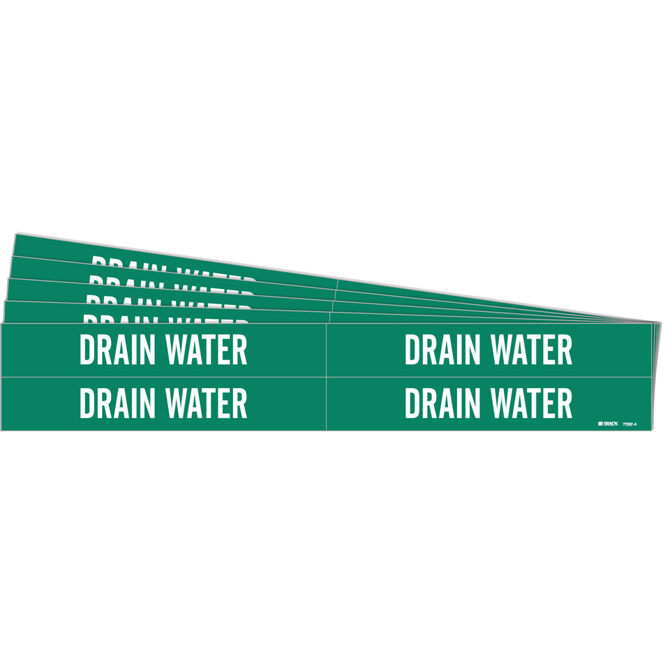 ""Drain Water"" Pipe Markers - SH787