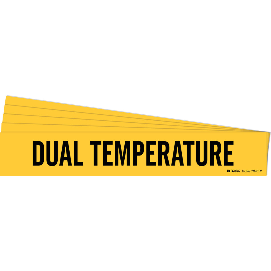 ""Dual Temperature"" Pipe Marker - SH793