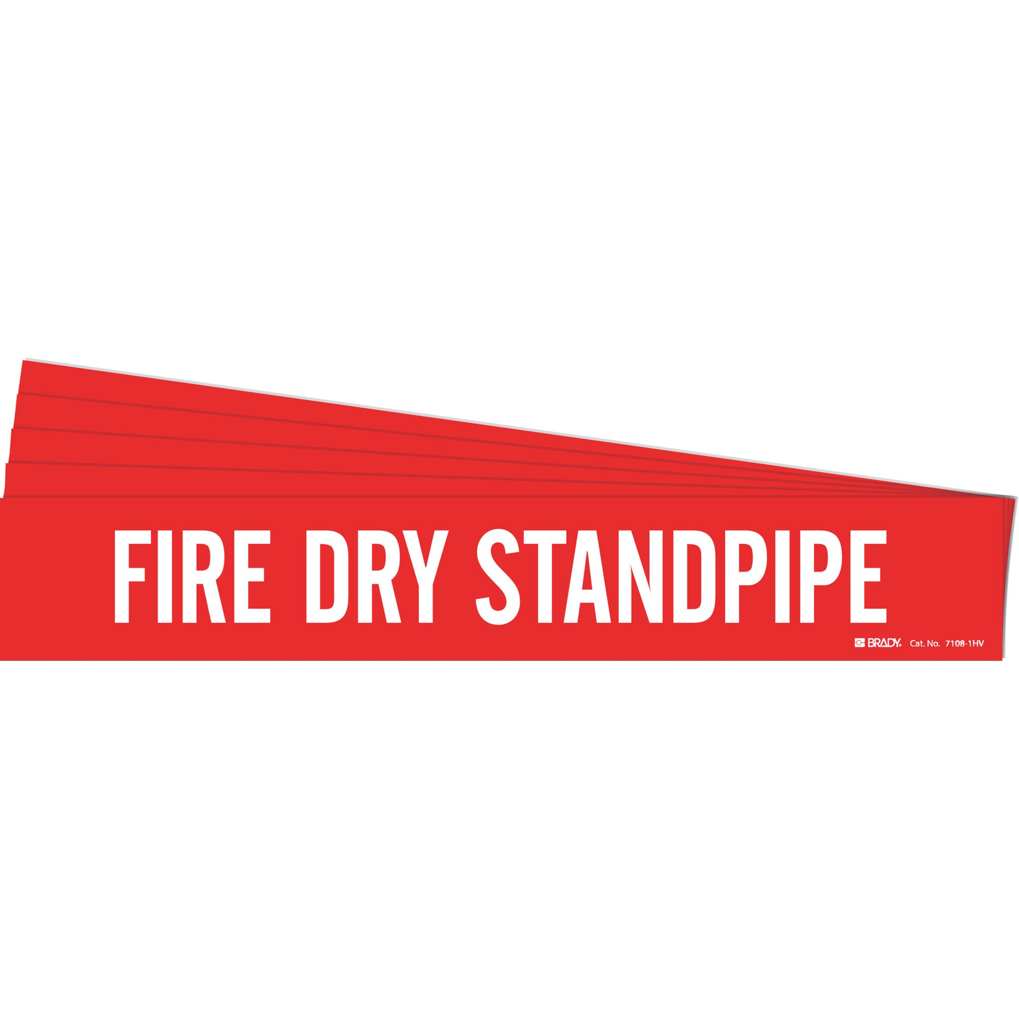 ""Fire Dry Standpipe"" Pipe Marker - SH849