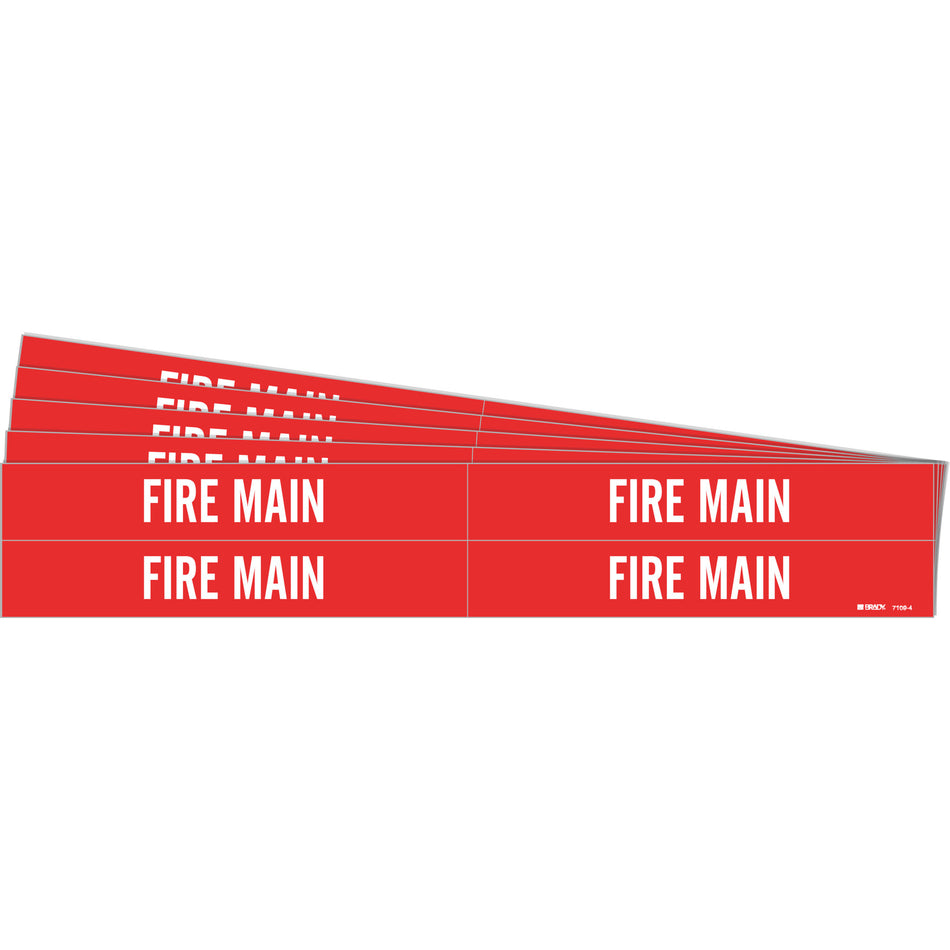 ""Fire Main"" Pipe Markers - SH855