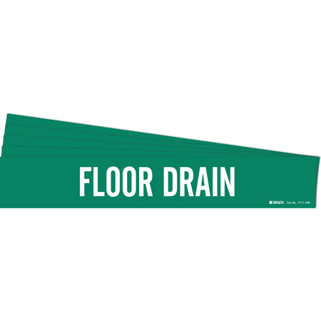 ""Floor Drain"" Pipe Marker - SH861