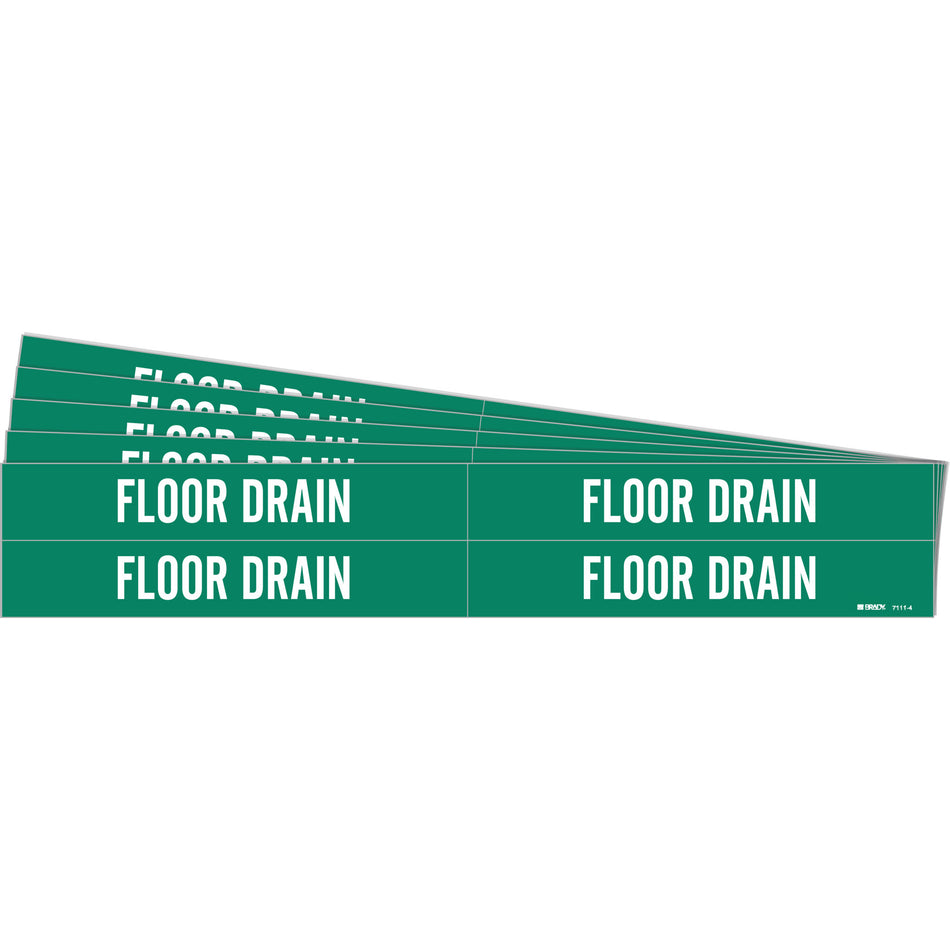 ""Floor Drain"" Pipe Markers - SH863