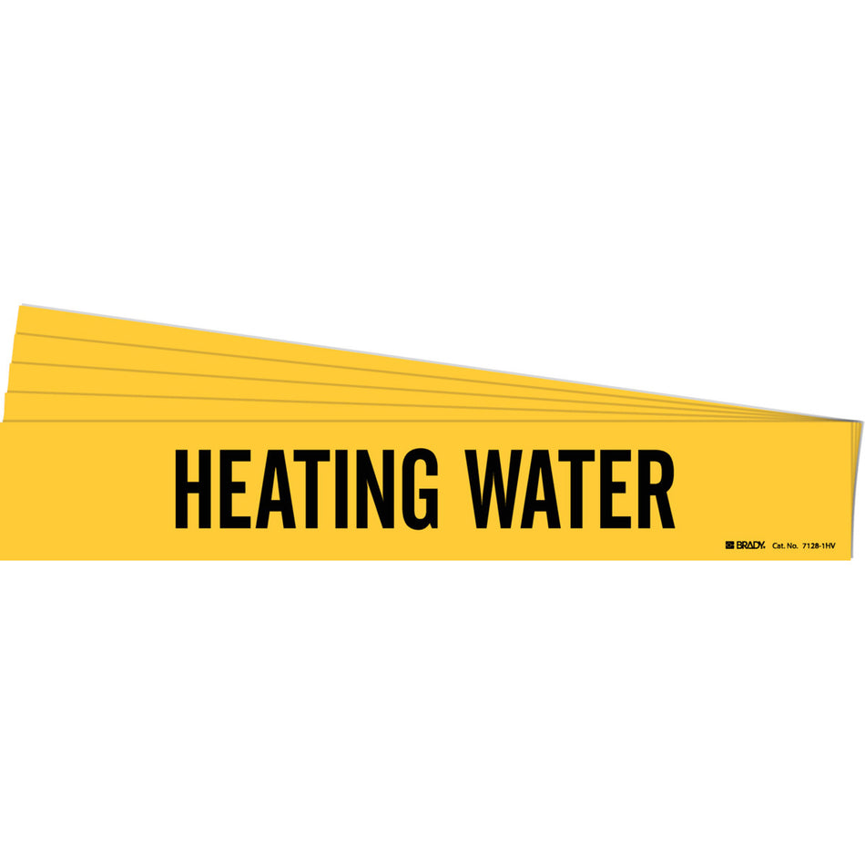 ""Heating Water"" Pipe Marker - SH929