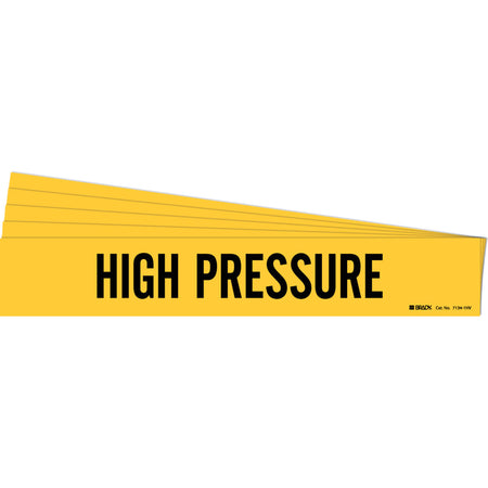 ""High Pressure"" Pipe Marker - SH949