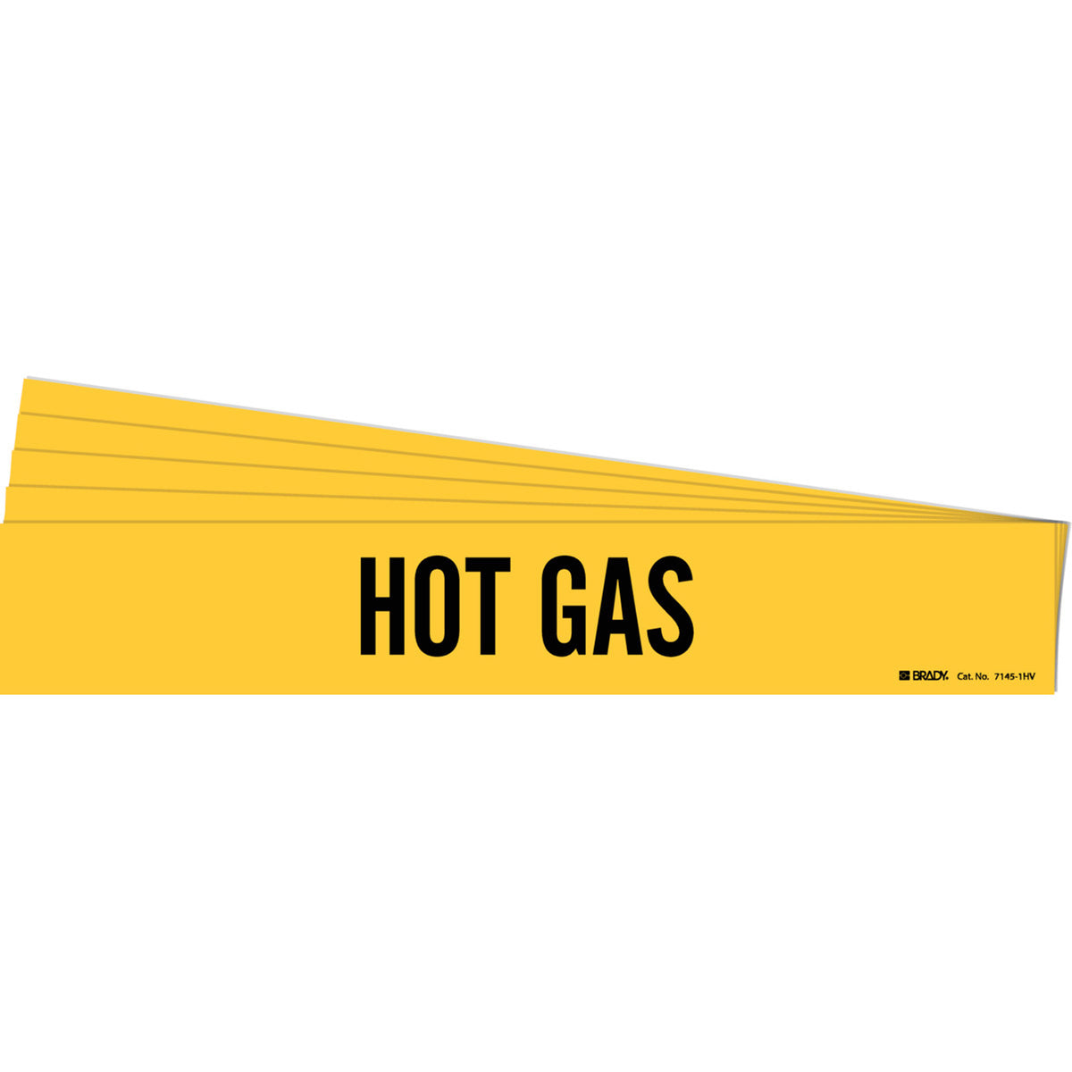 ""Hot Gas"" Pipe Marker - SH993