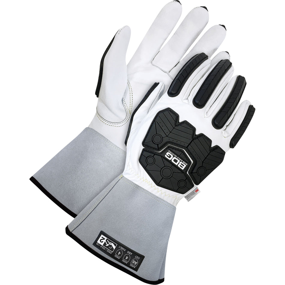 Classic Impact & Cut Resistant Lined Driver Gloves with 5"" Cuffs - SHA471