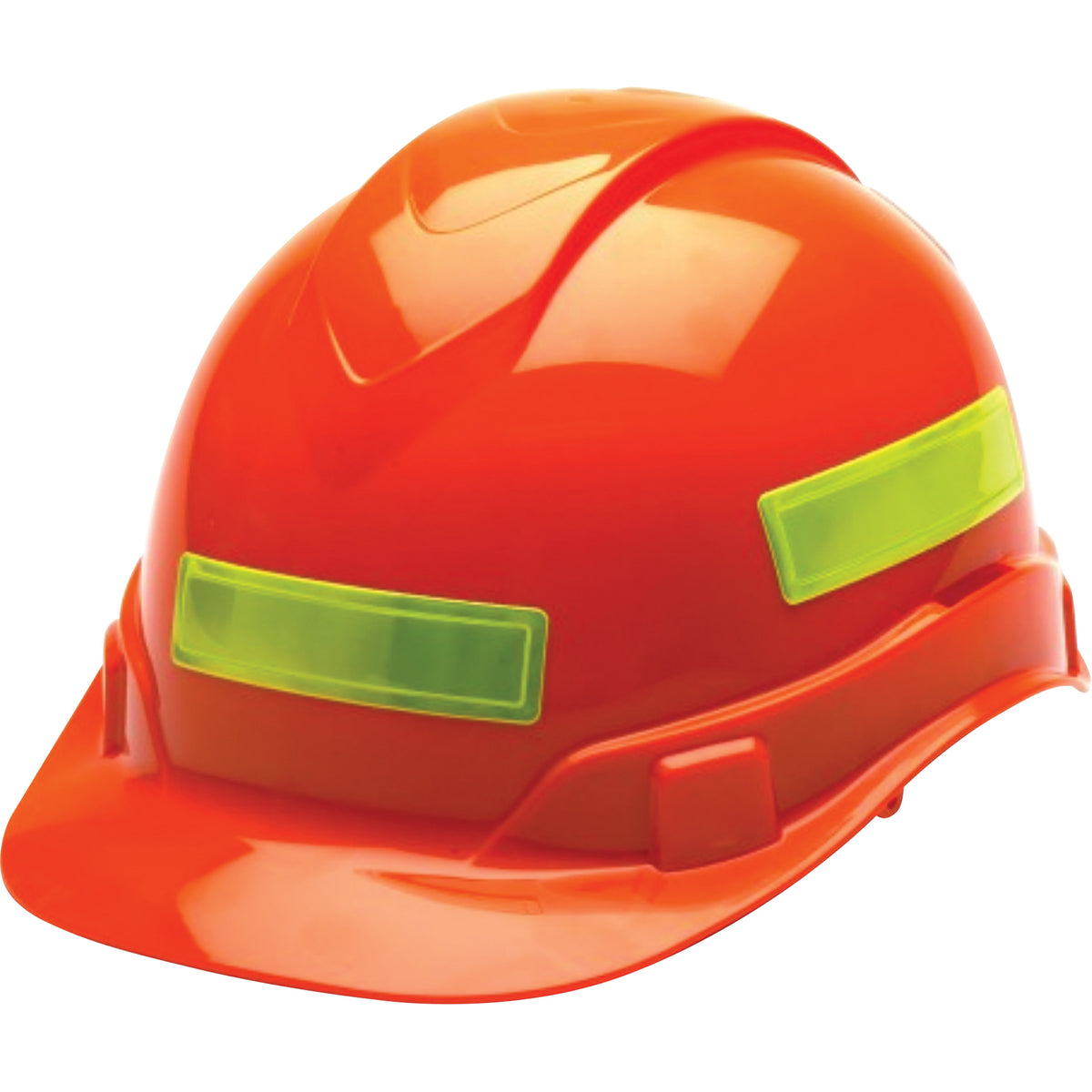 Lime-Green Reflective Hardhat Stickers - SHA518